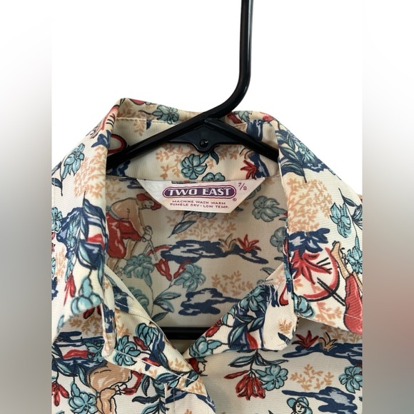 Vintage cottage core long sleeve button down blouse - Picture 2 of 4